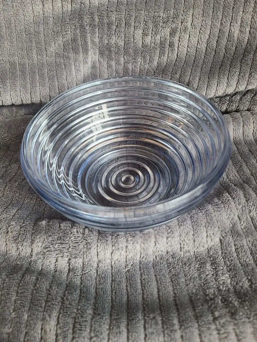 Vintage Anchor Hocking Manhattan ribbed pattern glass 6